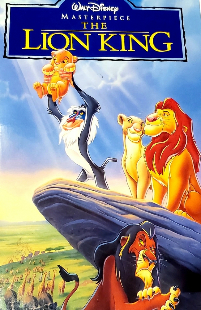 RARE! A WALT DISNEY MASTERPIECE THE LION KING VHS